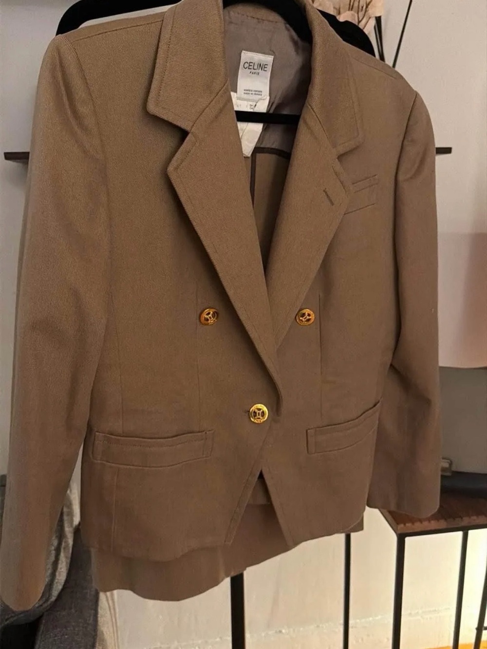 Vintage Celine Skirt and Blazer Suit sz 40 (Italian size) fits a 4-6US